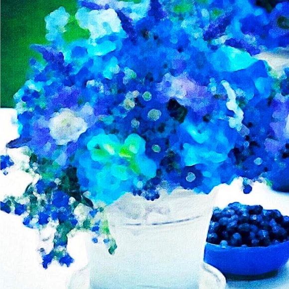 Vintage Farmhouse Print of Blueberries in Home Decor…22 - Picture 2 of 2